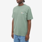 Butter Goods Men's Heavyweight Pigment Dyed T-Shirt in Fern