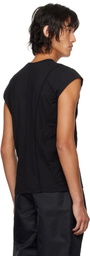 LGN Louis Gabriel Nouchi Black Corset Details Tank Top