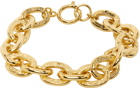 Mondo Mondo Gold Scroll Chain Bracelet