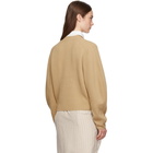 Chloe Brown Wool and Cashmere Sweater