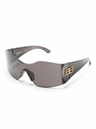 Balenciaga Eyewear Hourglass Shield-Frame Sunglasses