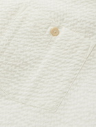 ORLEBAR BROWN - Hibbert Camp-Collar Cotton-Seersucker Shirt - Neutrals - M