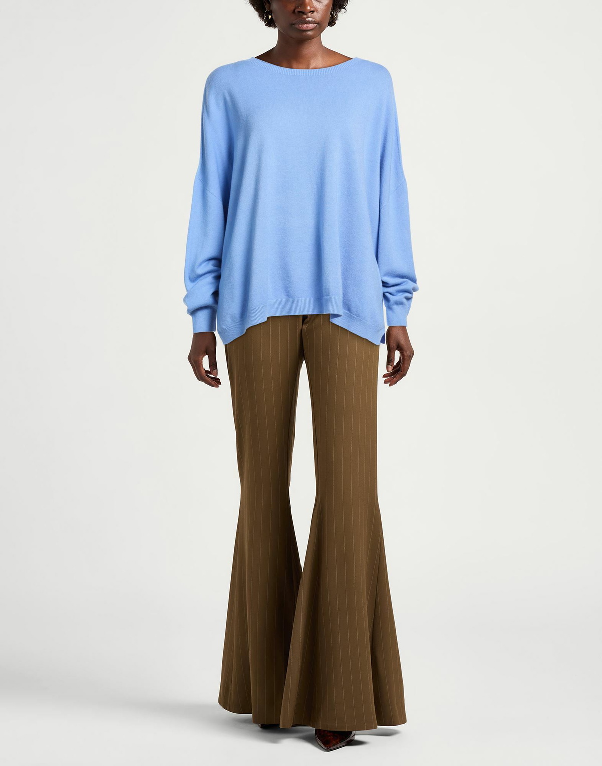 Manila Grace Womens Sweater Light in Blue