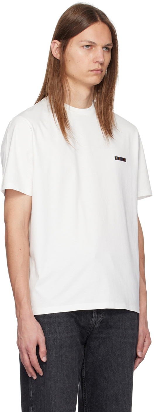 Paul Smith White Signature Stripe Logo T-Shirt