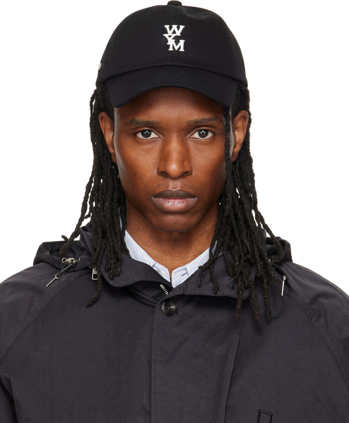 WOOYOUNGMI Black Logo Ball Cap