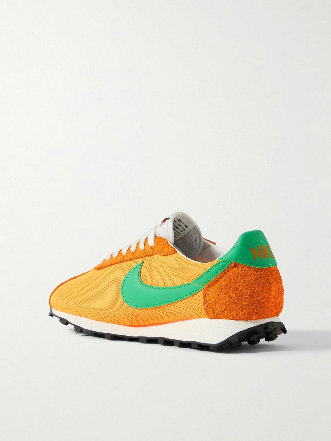 Nike - LD-1000 Leather and Suede-Trimmed Mesh Sneakers - Yellow