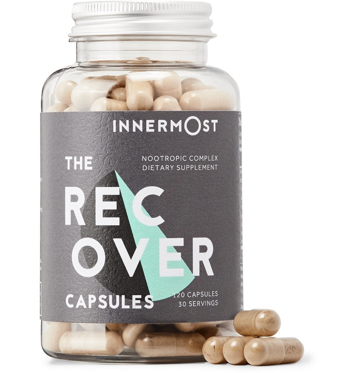 Photo: Innermost - The Recover Supplement, 120 Capsules - Colorless