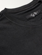 Rag & Bone - Printed Organic Cotton-Jersey T-Shirt - Black