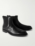 Tod's - Glossed-Leather Chelsea Boots - Black