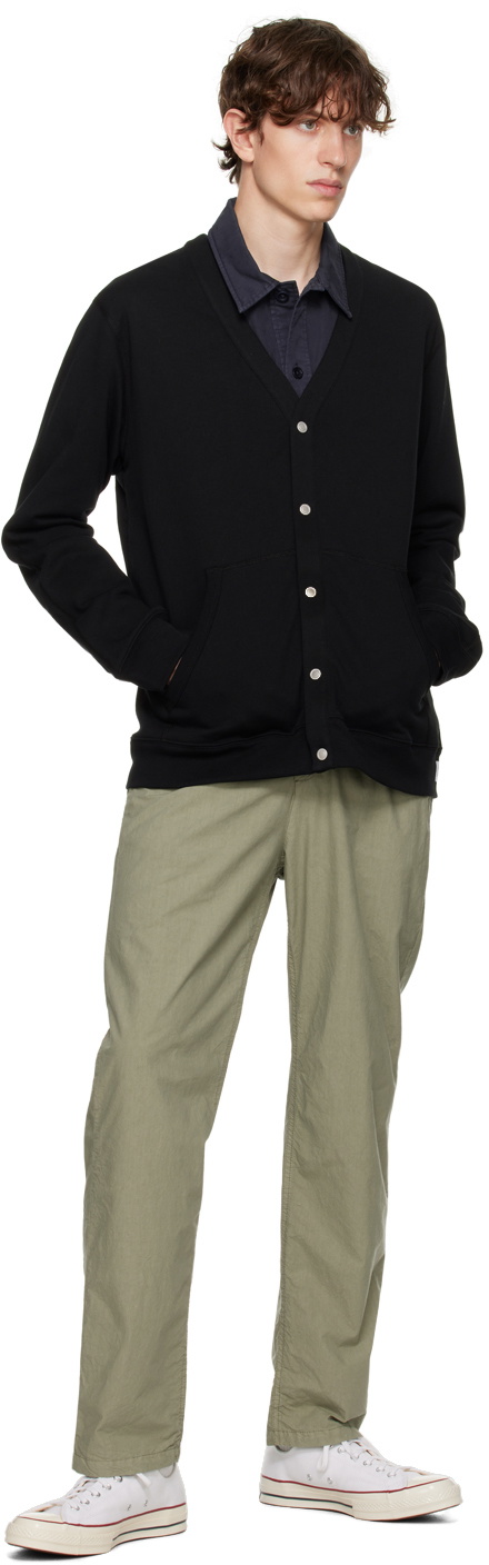 Reigning Champ Black Slim Cardigan