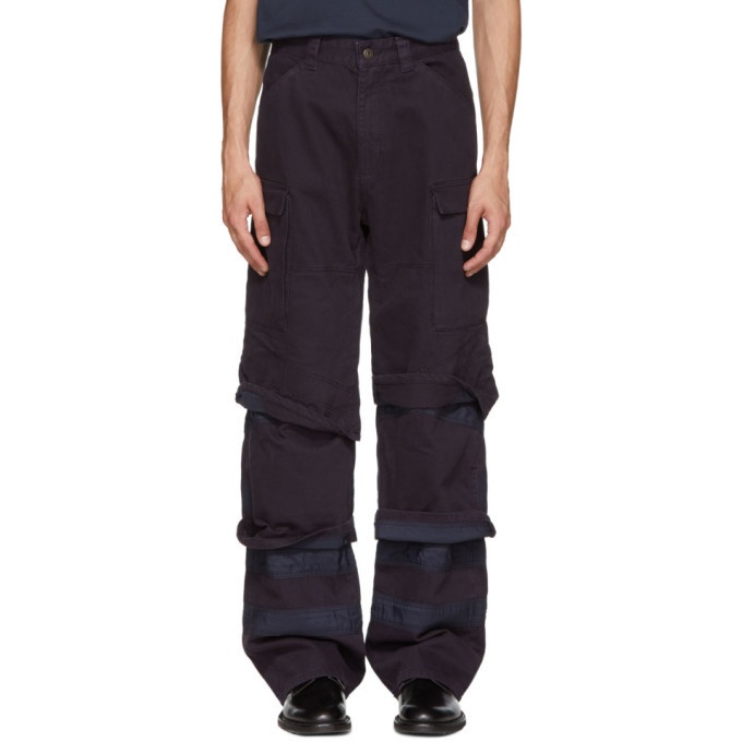 Photo: Y/Project Navy Multi-Cuff Trousers