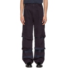 Y/Project Navy Multi-Cuff Trousers