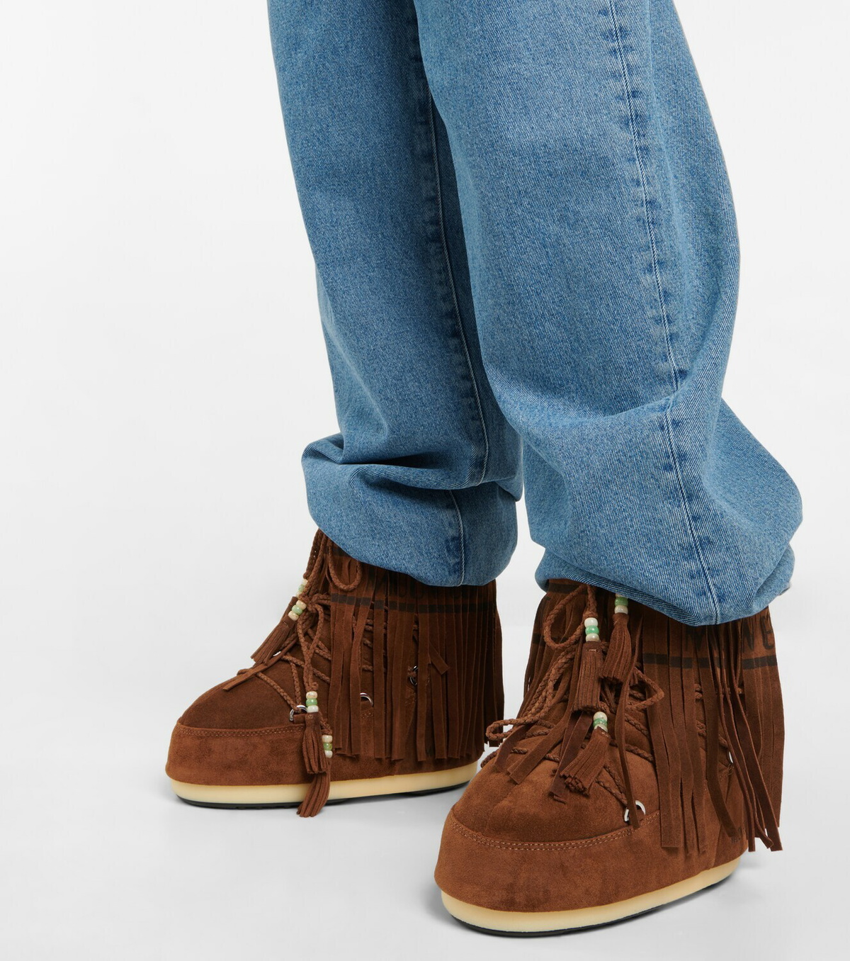 Alanui - x Moon Boot Icon Low suede boots