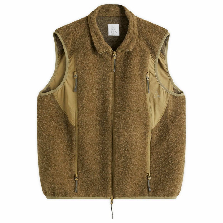 Photo: ROA Men's Polar Fleece Vest in Aloe