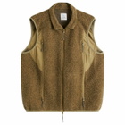 ROA Men's Polar Fleece Vest in Aloe