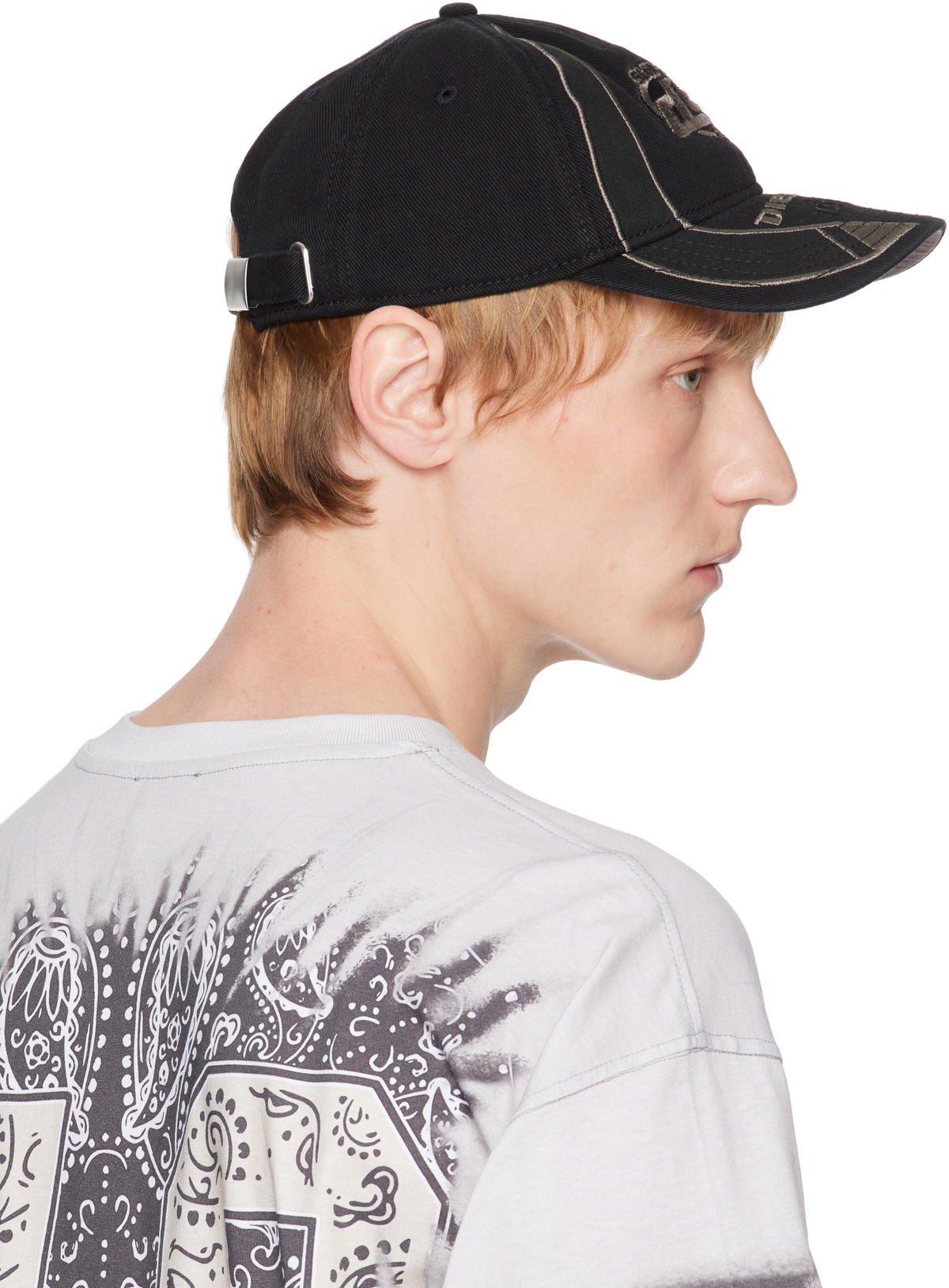 DIESEL | C-ARSON HAT BLACK/RED キャップ UNISEX Diesel Black & Red C-Arson Cap Diesel