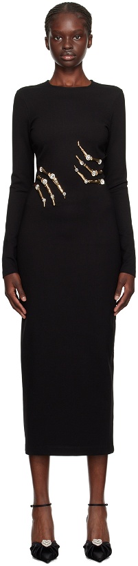 Photo: AREA Black Claw Midi Dress