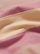 Story Mfg. - Panelled Organic Cotton-Jersey Polo Shirt - Pink
