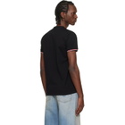 Moncler Black Tricolor-Trimmed Cotton T-shirt