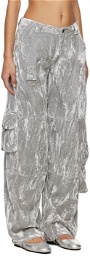 Collina Strada SSENSE Exclusive Silver Lawn Trousers