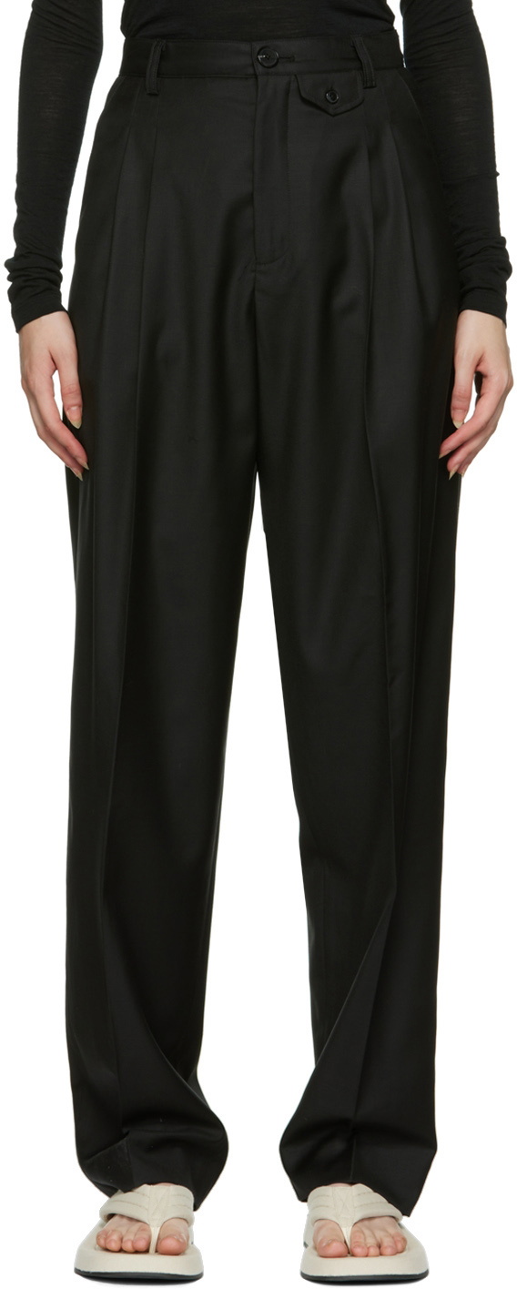 Maiden Name SSENSE Exclusive Black Emily Trousers