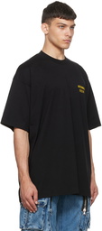 VETEMENTS Black 'Click Here' T-Shirt