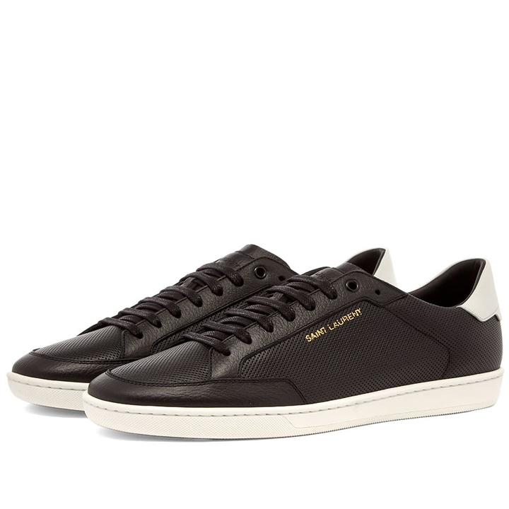 Photo: Saint Laurent SL10 Court Leather Sneaker