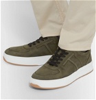 Tod's - Cassetta Nubuck Sneakers - Green