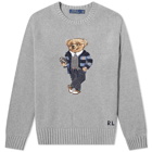 Polo Ralph Lauren College Bear Intarsia Knit