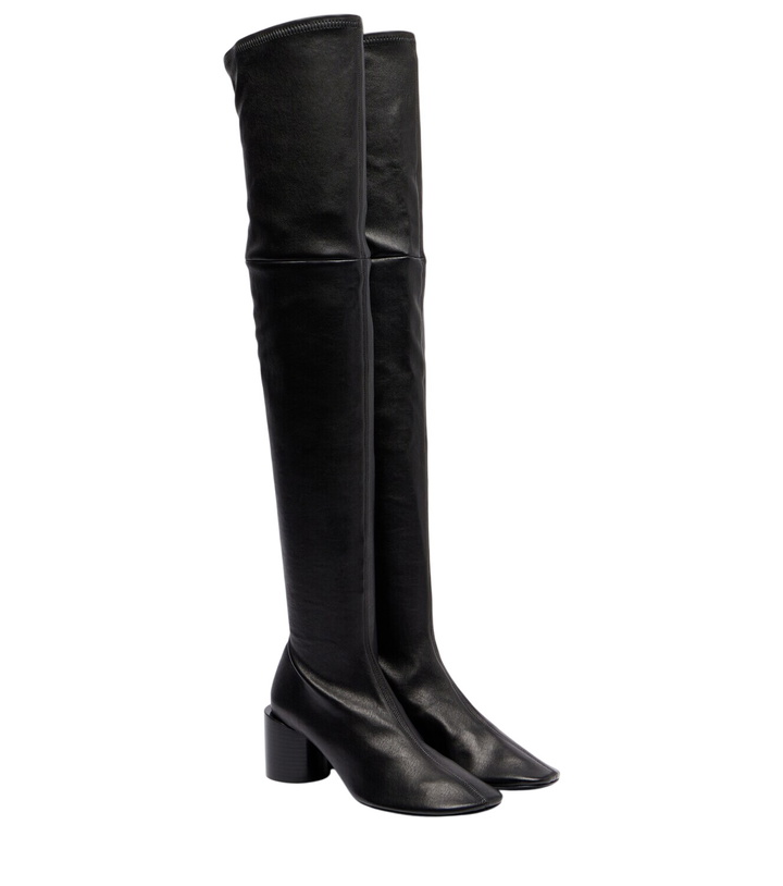 Photo: Jil Sander Leather over-the-knee boots