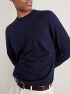 Thom Sweeney - Cashmere and Silk-Blend Sweater - Blue