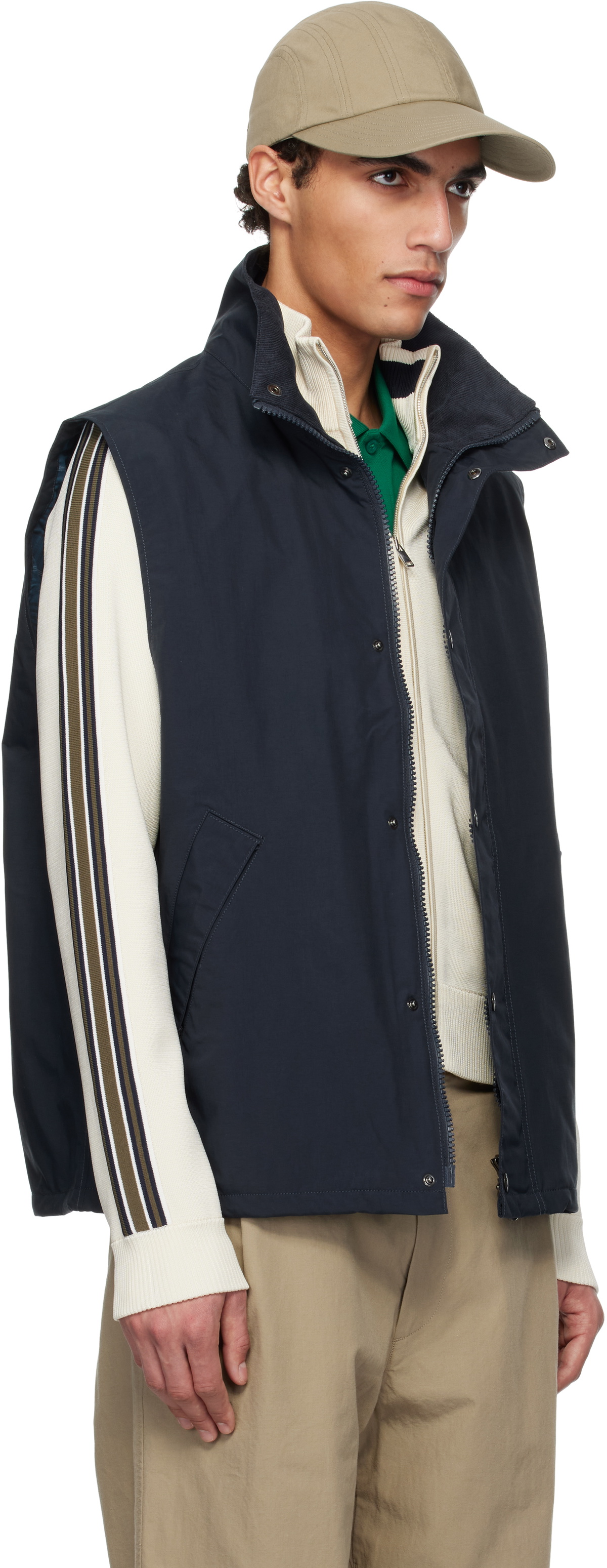 トップス nanamica 2L PERTEX UNLIMITED field vest Nanamica 2L PERTEX UNLIMITED Field Vest | Beige | Canoe Club