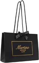 Martine Rose Black Large Shopper Tote