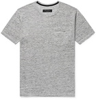 rag & bone - Owen Slub Linen-Jersey T-Shirt - Gray