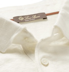 Loro Piana - Linen-Jersey Polo Shirt - Neutrals