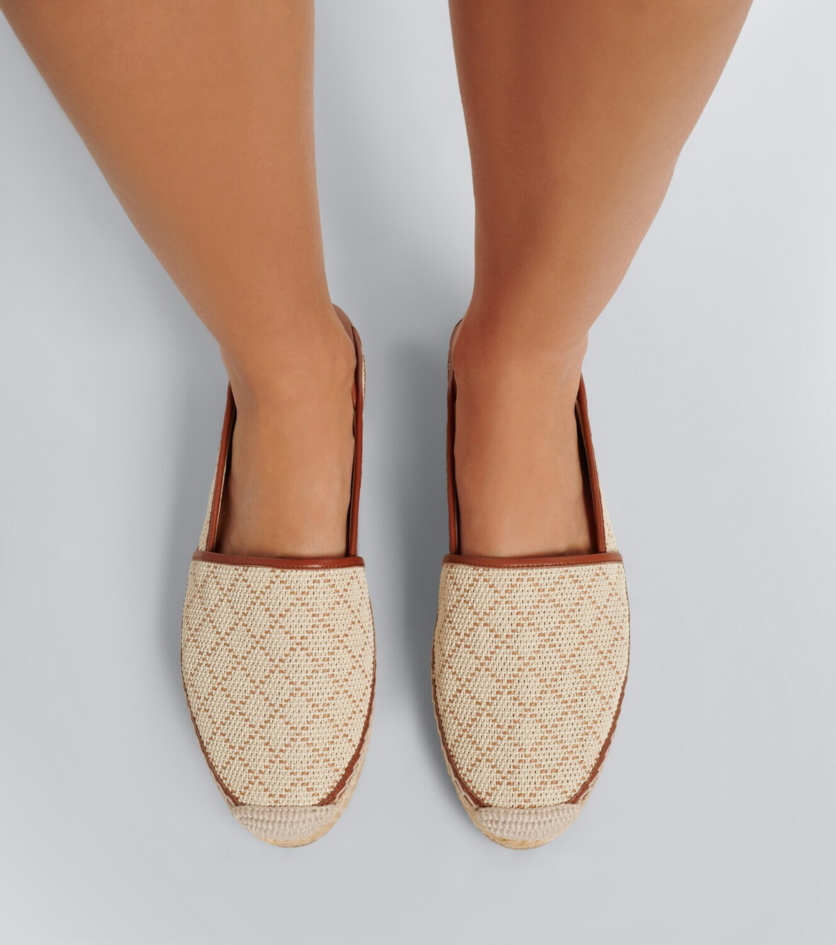 Manolo Blahnik Espadra raffia-effect espadrilles