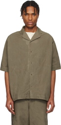 CASEY CASEY Taupe Waga Bowling Shirt