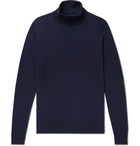 William Lockie - Slim-Fit Cashmere Rollneck Sweater - Blue