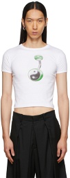 Ashley Williams White Yin Yang T-Shirt