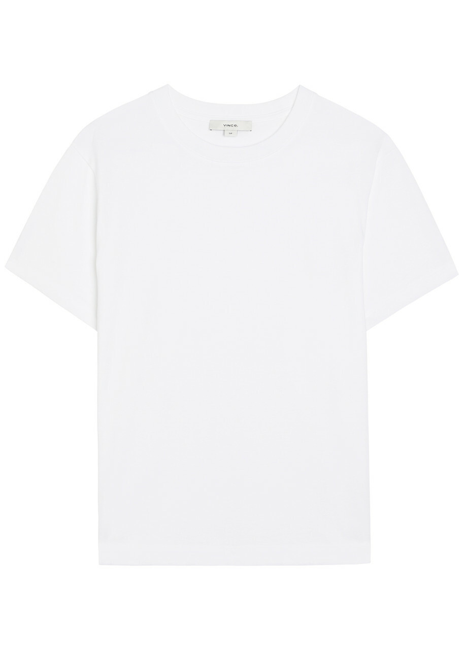 Vince Crew-neck Cotton T-shirt White