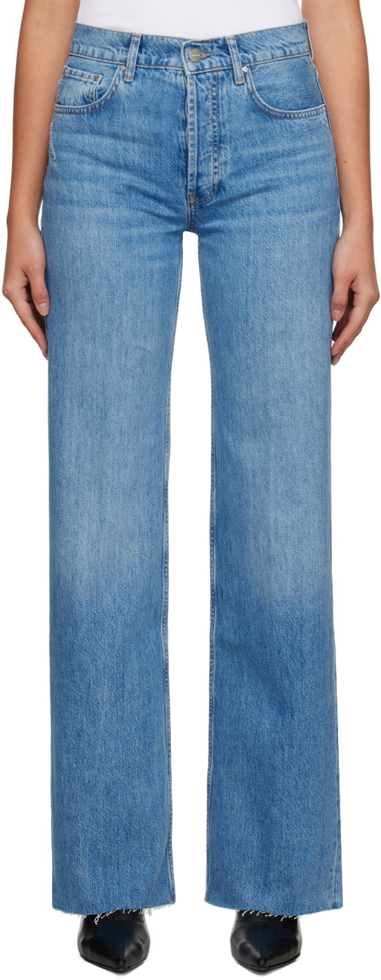 ANINE BING Blue Hugh Jeans ANINE BING