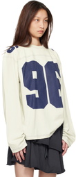 Acne Studios Off-White Logo Jersey T-shirt