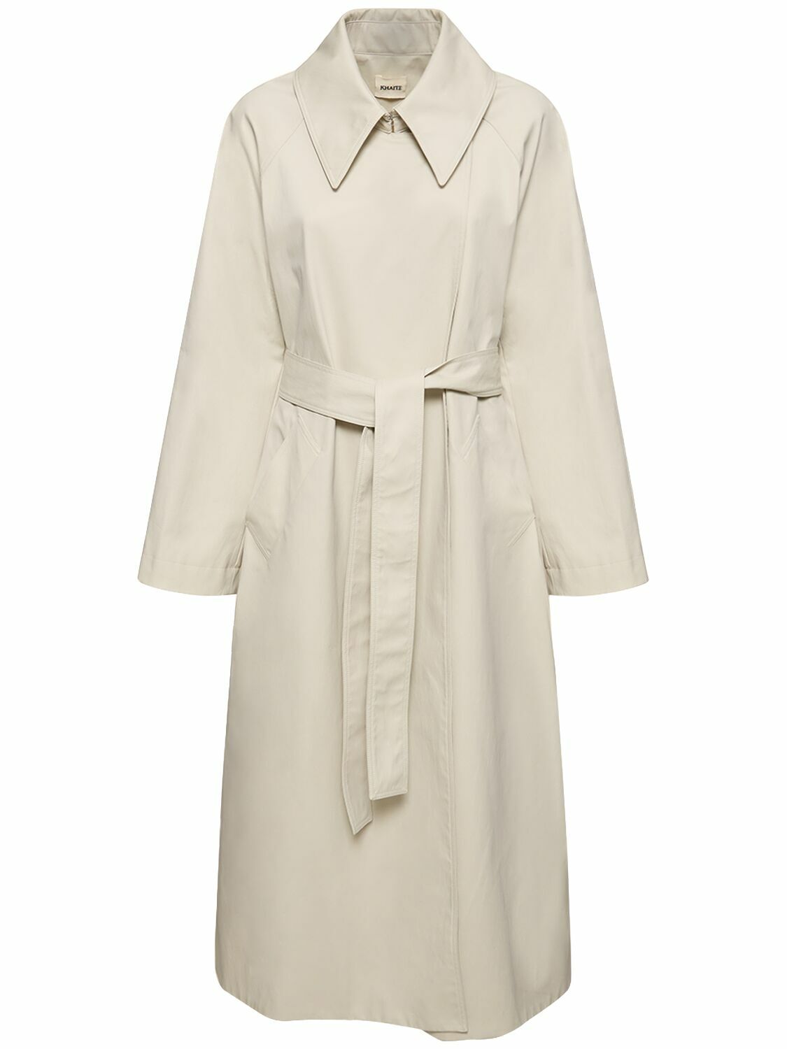 KHAITE - Minnie Cotton Trench Coat Khaite