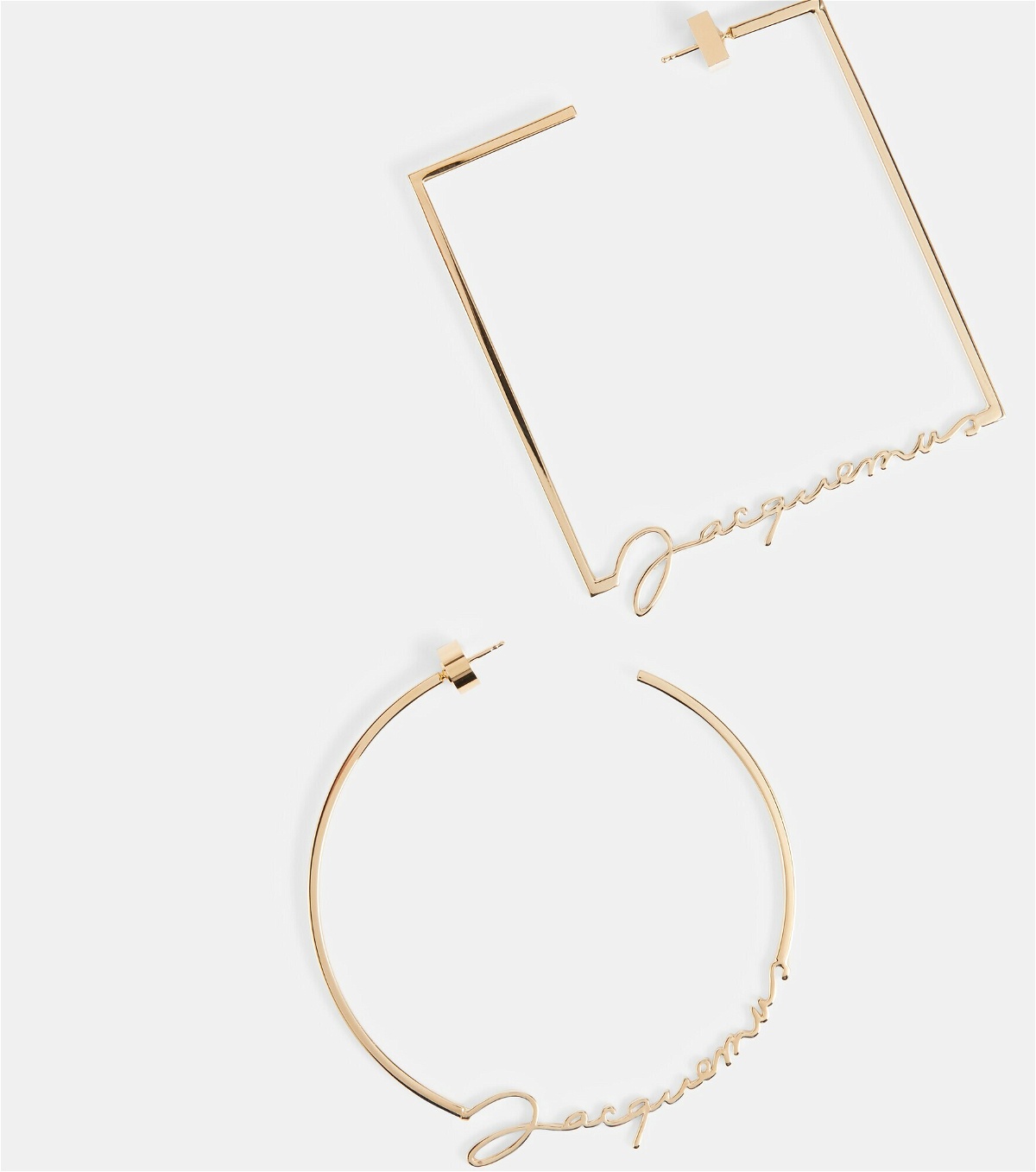 Jacquemus - Logo hoop earrings Jacquemus