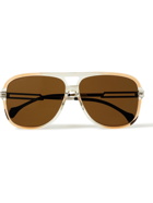 Gucci Eyewear - Aviator-Style Acetate and Silver-Tone Sunglasses
