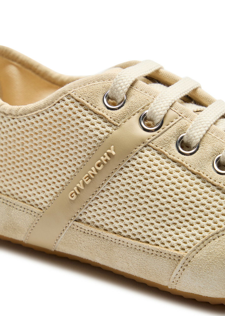 Givenchy Panelled Mesh-knit Sneakers Beige