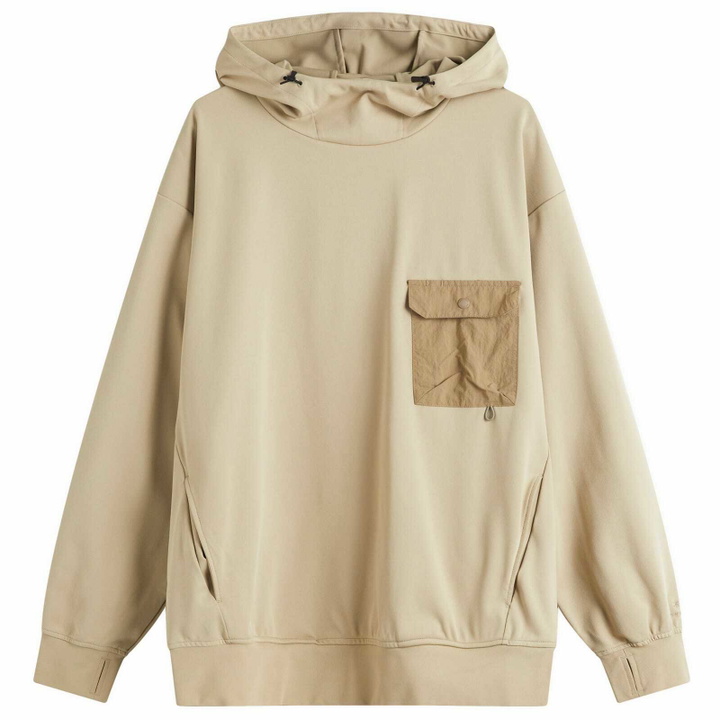 Photo: Snow Peak Men's Insect Shield Hoodie in Beige