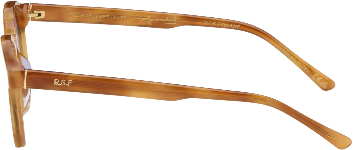 RETROSUPERFUTURE Tan 'The Warhol' Sunglasses
