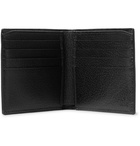 Gucci - Webbing-Trimmed Full-Grain Leather Billfold Wallet - Men - Black