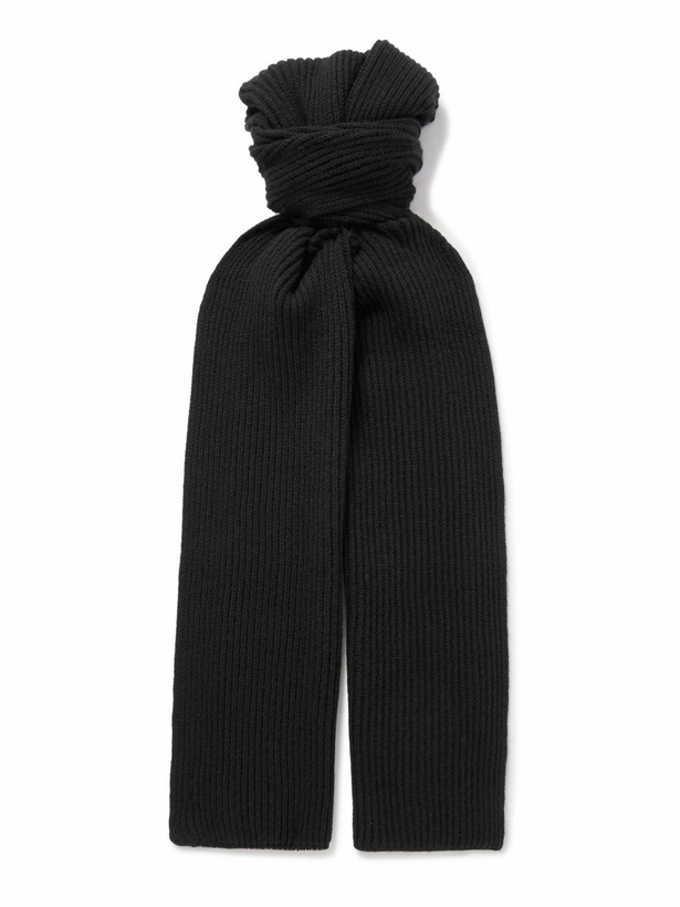 Photo: Johnstons of Elgin - Ribbed Cashmere Scarf